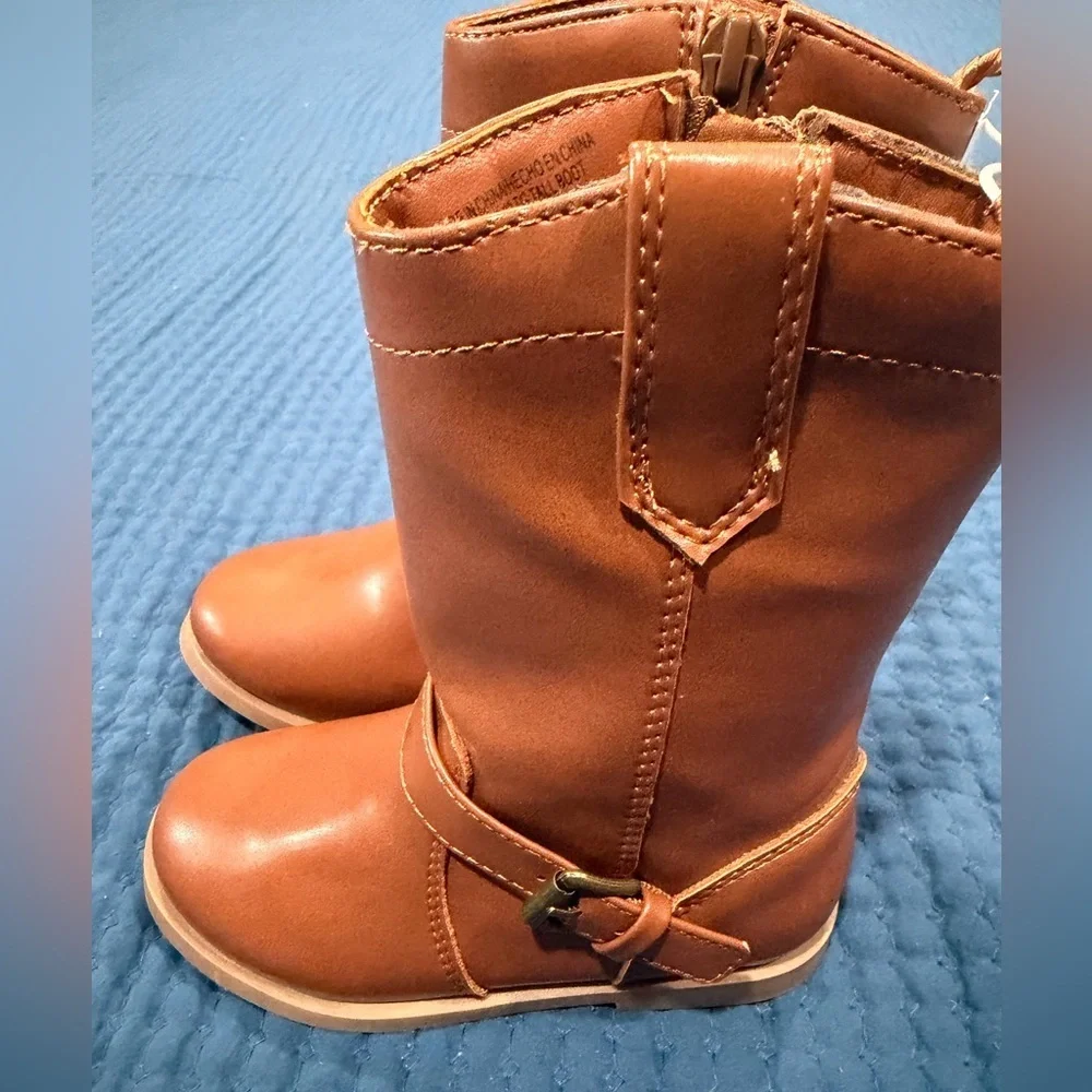 Toddler Girl Old Navy Brown Kids Boots size 8 NWT